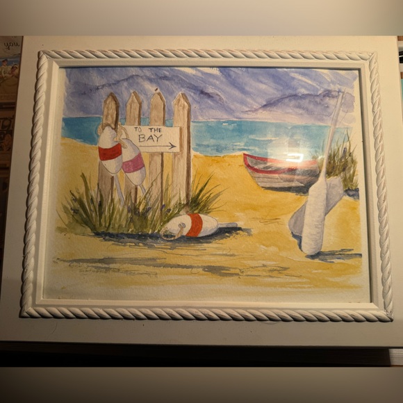 Hand painted picture by me..of the bay - Picture 2 of 2